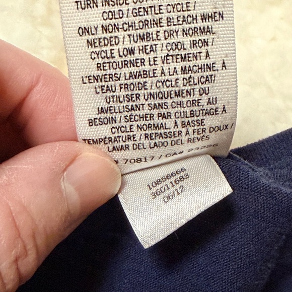 PINK Victoria's Secret Navy Kids Seattle Glitter & Stud Tee - Picture 3 of 7